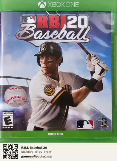 R.B.I. Baseball 20 Xbox One, NTSC box front