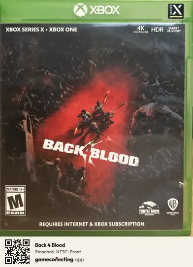 Back 4 Blood Xbox Series X, NTSC box front