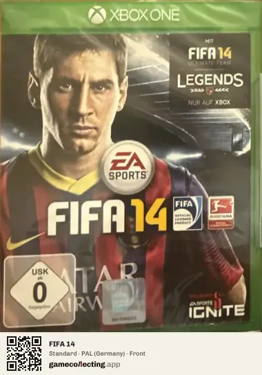 FIFA 14 Xbox One, Germany box front