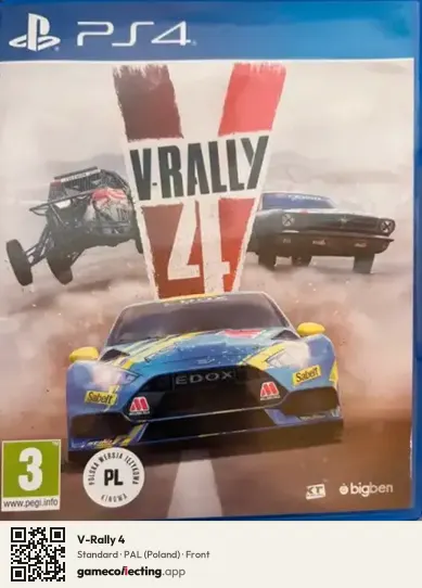 V-Rally 4 PlayStation 4, Poland box front