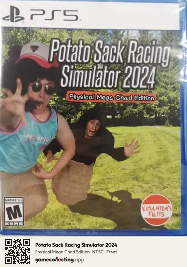 Potato Sack Racing Simulator 2024 PlayStation 5, NTSC box front