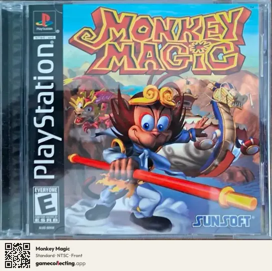 Monkey Magic PlayStation, NTSC box front