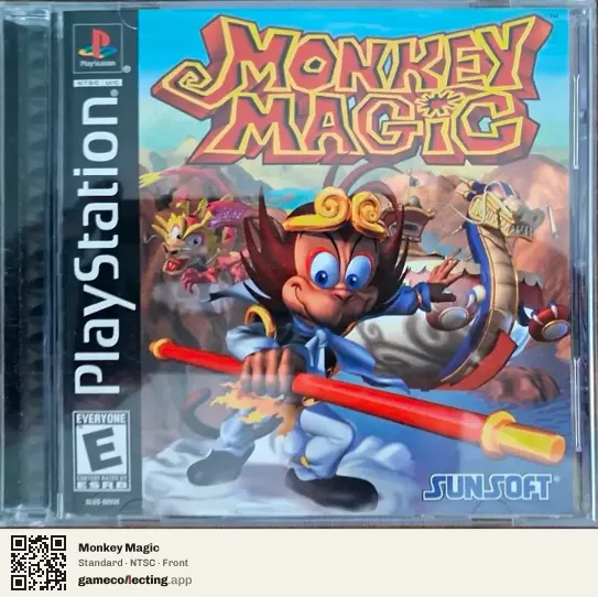 Monkey Magic PlayStation, NTSC box front