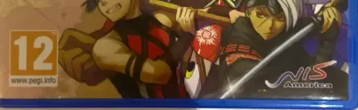 God Wars: Future Past, the PEGI square on its front