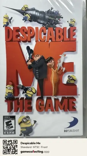 Despicable Me PlayStation Portable, NTSC box front