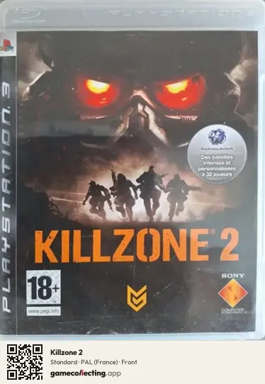 Killzone 2 PlayStation 3, France box front