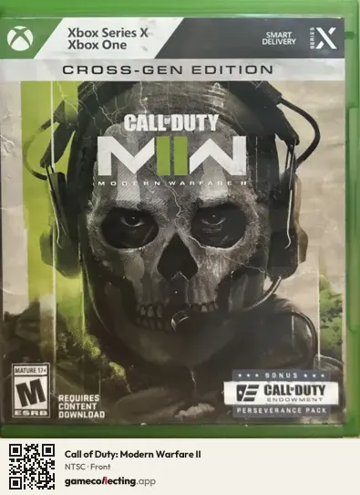 Call of Duty: Modern Warfare II Xbox One, NTSC box front