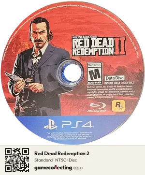 Red Dead Redemption 2 PlayStation 4, NTSC disc