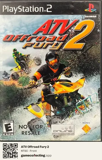ATV Offroad Fury 2 PlayStation 2, NTSC box front