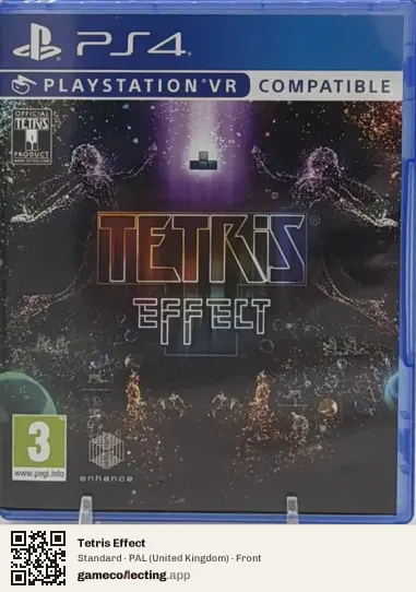 Tetris Effect PlayStation 4, United Kingdom box front