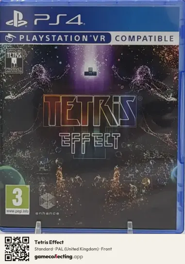 Tetris Effect PlayStation 4, United Kingdom box front
