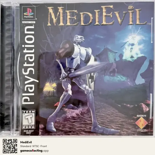 MediEvil PlayStation, NTSC box front