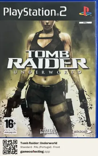 Tomb Raider: Underworld PlayStation 2, Portugal box front