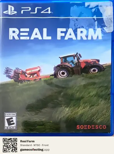 Real Farm PlayStation 4, NTSC box front