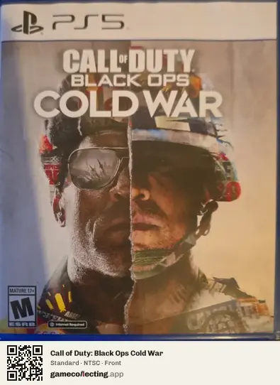 Call of Duty: Black Ops Cold War PlayStation 5, NTSC box front