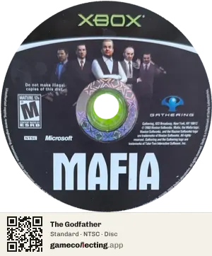 The Godfather Xbox, NTSC disc