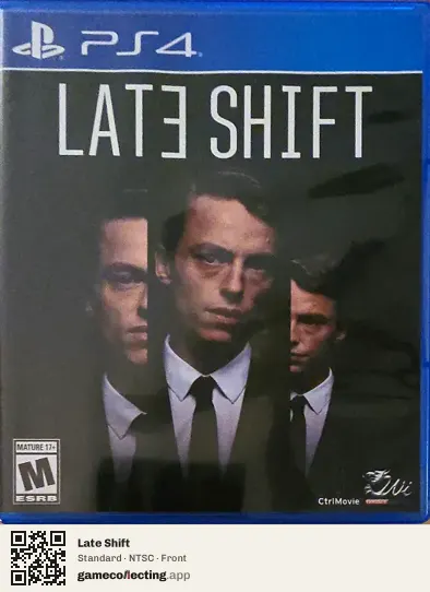 Late Shift PlayStation 4, NTSC box front