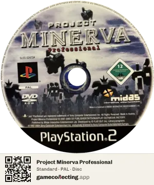 Project Minerva Professional PlayStation 2, PAL disc