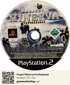 Project Minerva Professional PlayStation 2, PAL disc
