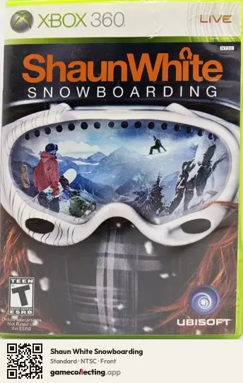 Shaun White Snowboarding Xbox 360, NTSC box front