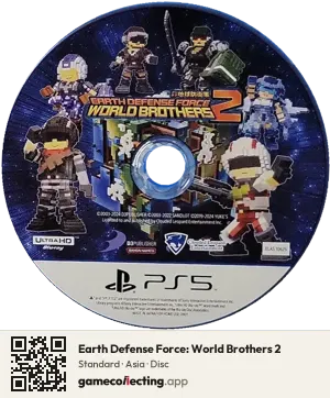 Earth Defense Force: World Brothers 2 PlayStation 5, Asia disc