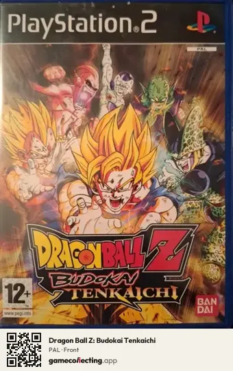 Dragon Ball Z: Budokai Tenkaichi PlayStation 2, PAL box front
