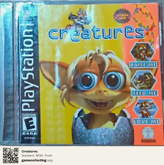 Creatures PlayStation, NTSC box front