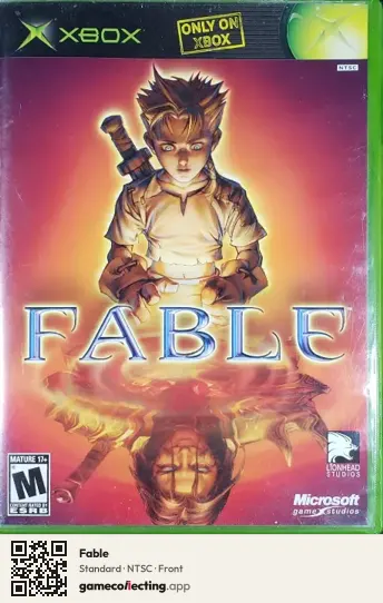 Fable Xbox, NTSC box front