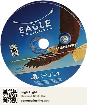 Eagle Flight PlayStation 4, NTSC disc