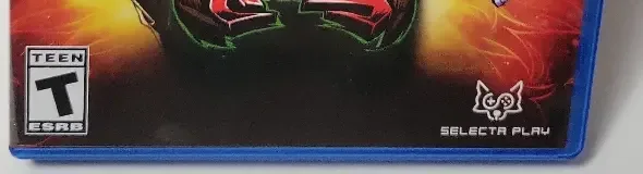 Fight'N Rage, the ESRB box on its front