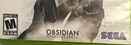 Alpha Protocol, the ESRB box on its front