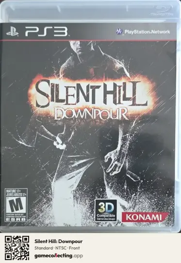 Silent Hill: Downpour PlayStation 3, NTSC box front