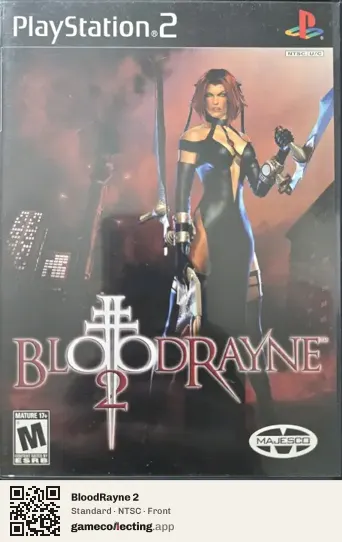 BloodRayne 2 PlayStation 2, NTSC box front