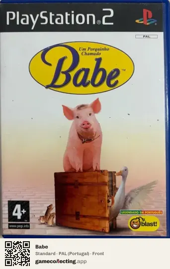 Babe PlayStation 2, Portugal box front