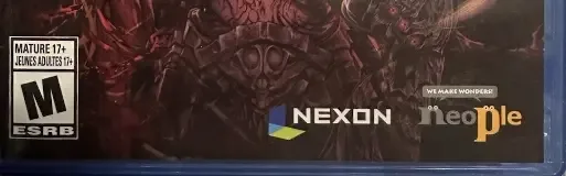 The First Berserker: Khazan, the ESRB box on its front