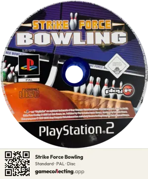Strike Force Bowling PlayStation 2, PAL disc