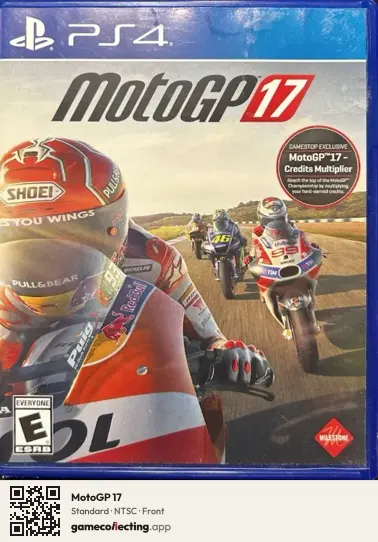 MotoGP 17 PlayStation 4, NTSC box front
