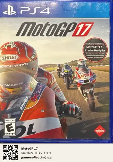 MotoGP 17 PlayStation 4, NTSC box front