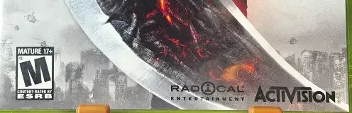 Prototype 2, the ESRB box on its front