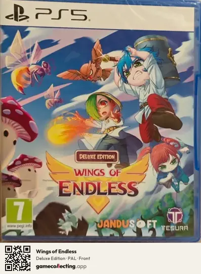 Wings of Endless PlayStation 5, PAL box front