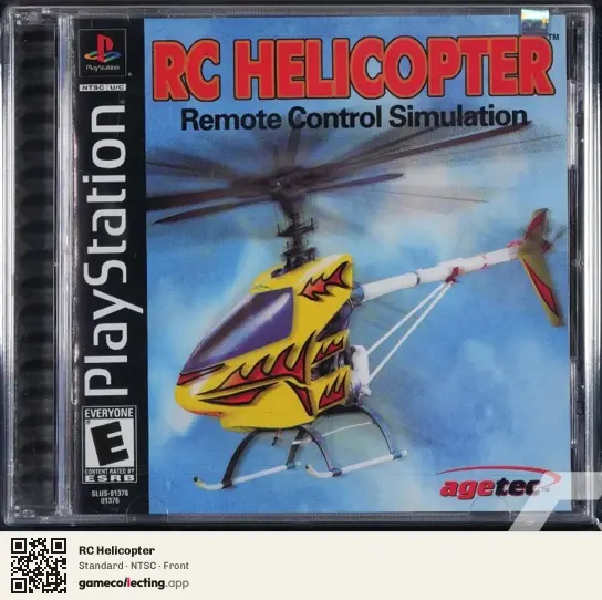 RC Helicopter PlayStation, NTSC box front