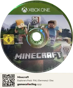 Minecraft Xbox One, PAL disc