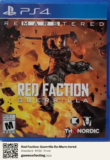 Red Faction: Guerrilla Re-Mars-tered PlayStation 4, NTSC box front