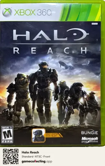 Halo: Reach Xbox 360, NTSC box front