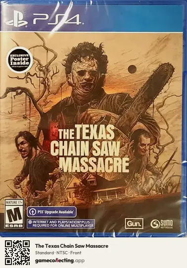 The Texas Chain Saw Massacre PlayStation 4, NTSC box front