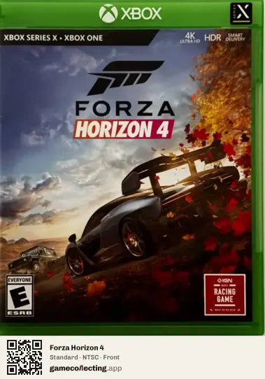 Forza Horizon 4 Xbox One, NTSC box front