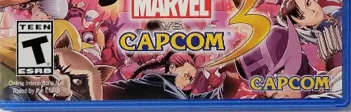 Ultimate Marvel vs. Capcom 3, the ESRB box on its front