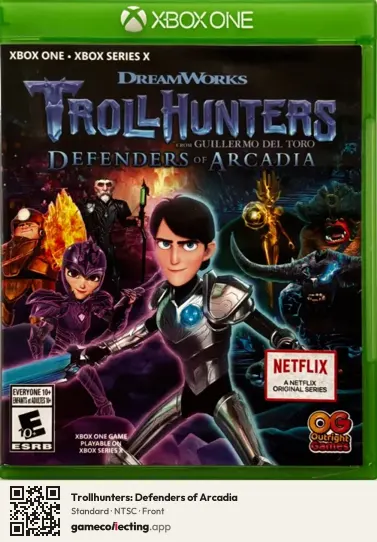 Trollhunters: Defenders of Arcadia Xbox One, NTSC box front