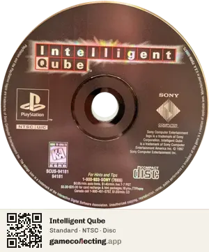 Intelligent Qube PlayStation, NTSC disc