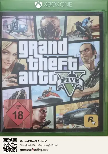 Grand Theft Auto V Xbox One, Germany box front